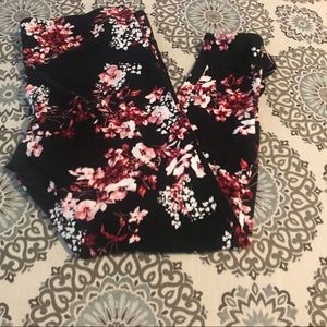 Floral leggings